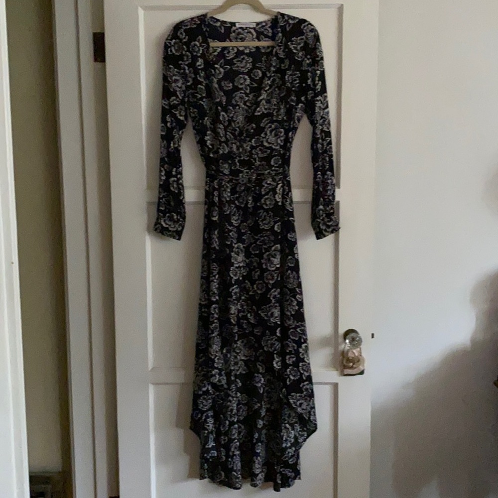 Bobbi Rocco flower wrap hi low dress - size M